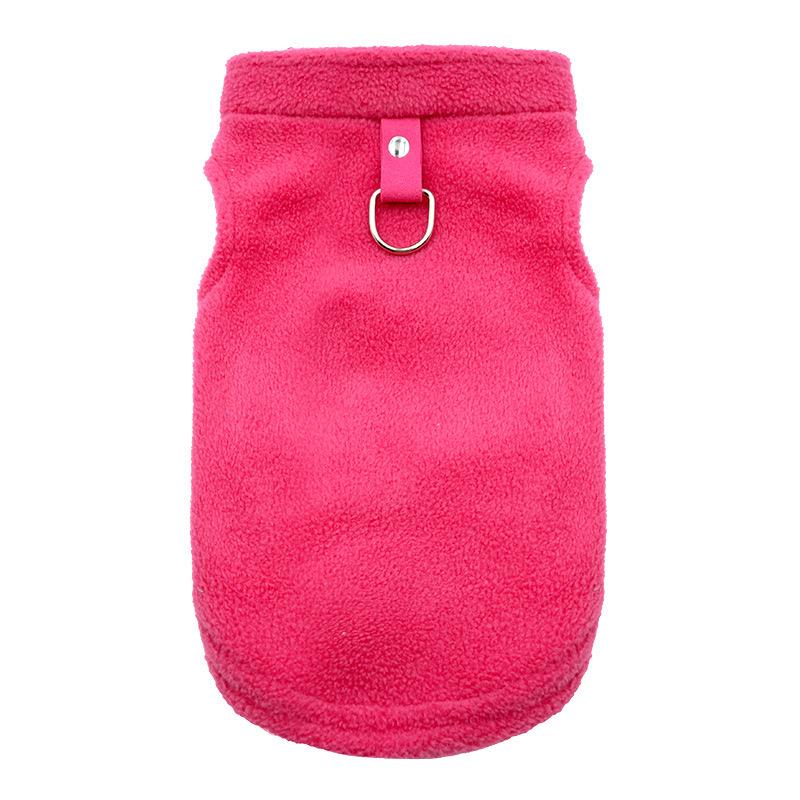 Zacht Fleece Hondenvest Puppy Kattenkleding Lente Winter Buiten Warm Vest Trui Kostuums Jas Yorkshire Kleding Voor Kleine Honden L