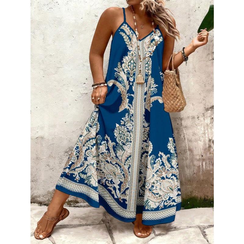 BITCED Women's Fashion Casual Sleeveless V-Neck Casual Dresses