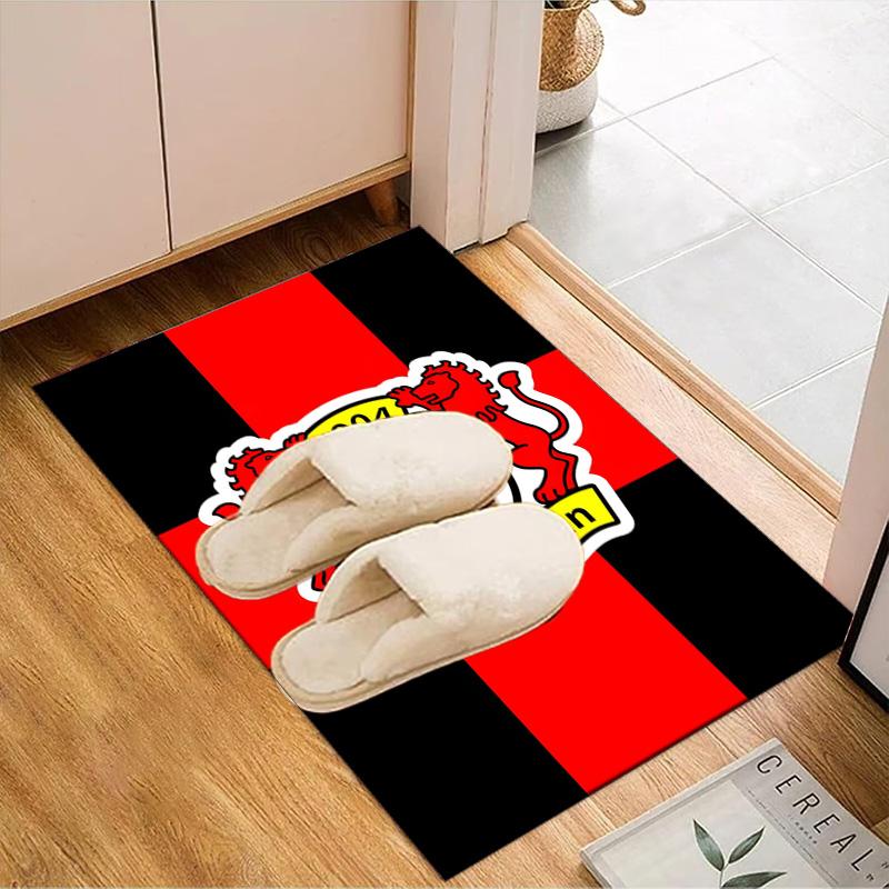 Bayer Football Club Printed Office Carpet Chair Cushion Entryway Rug, Rugs for Living Room, Bedroom Christmas gifts