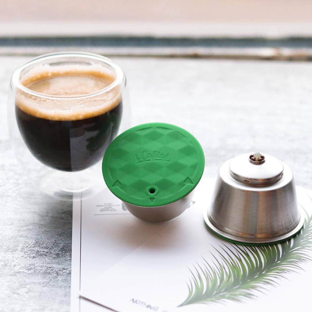 Reusable Coffee Capsule For Nescafe Dolce Gusto Stainless Steel Coffee Filter Pod for Circolo & Mini Coffee Maker Machine