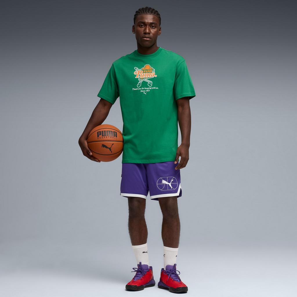 Puma JUNIOR VARSITY BASKETBALL 7'' Men's Shorts Purple 63307610 R XL