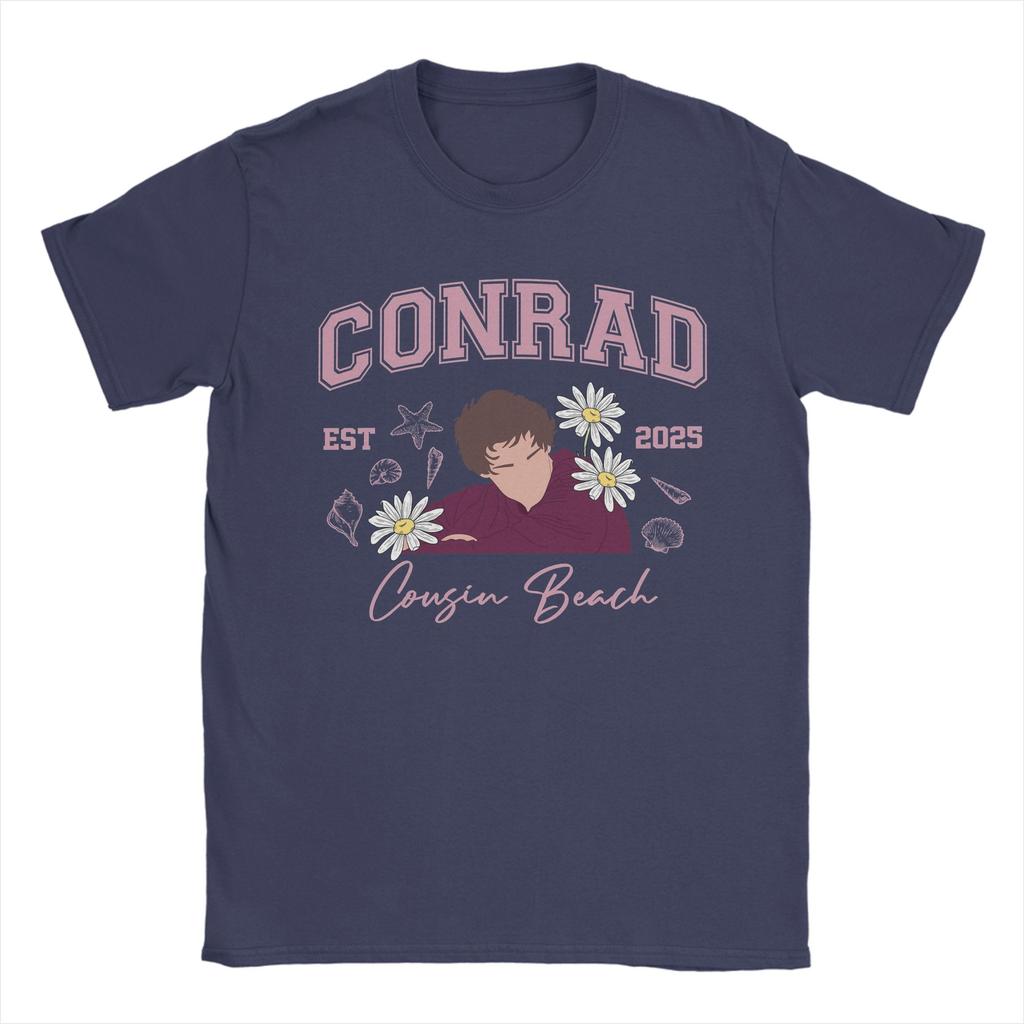 Team Conrad T-Shirt Man  Streetwear Pure Cotton T Shirts Summer O Neck Hipster Tees Cheap Oversized Clothing