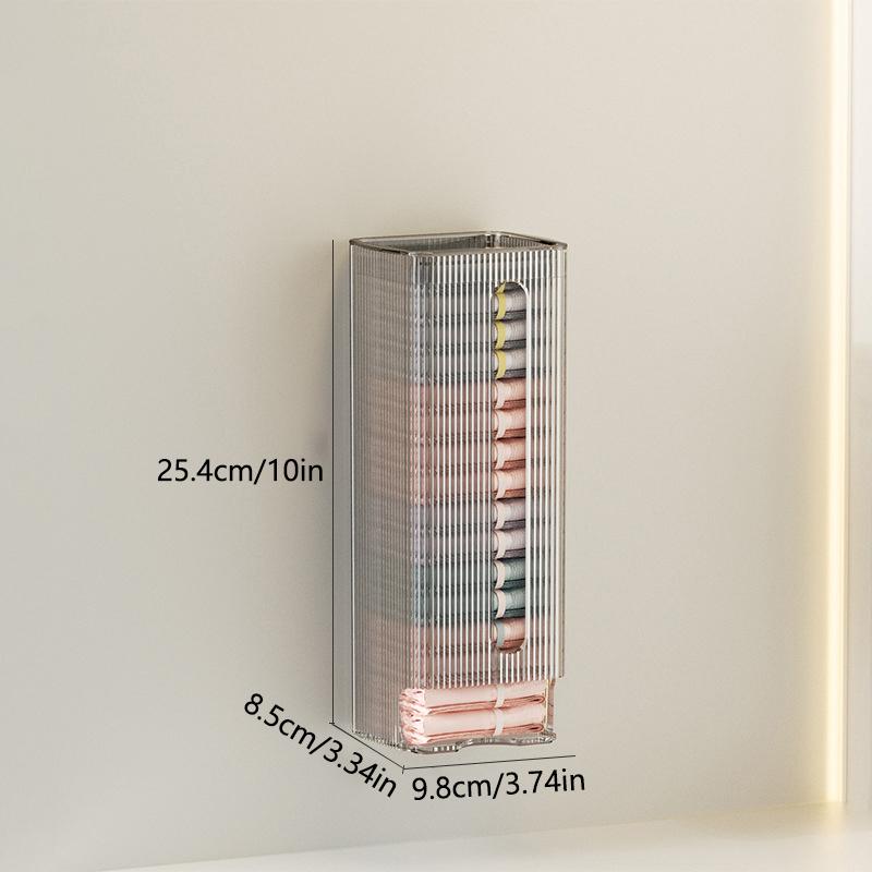 Органайзер для хранения трусиков нижнего белья и носков настенный держатель для хранения кухонный диспенсер для пластиковых пакетов для мусора S 2138₽