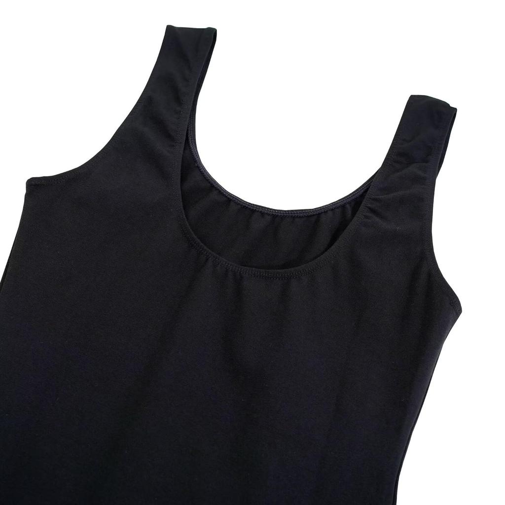 Black Sleeveless Tank Leotard for Ballet and Size 9338 180 [s.lemon] Men's Adults, Gymnastics,