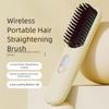 4000mah Hair Straightener Brush Wireless Ion Thermal Comb Portable Heated Styling Brush  Travel