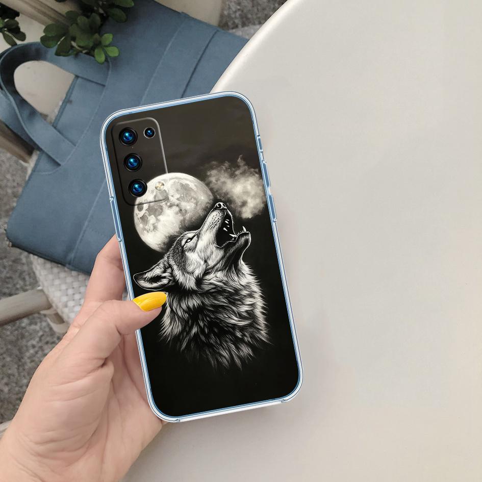 LO7 Animal Wolf Phone Case for Motorola Moto G10 G20 G30 G31 G32 G34 G35 G41 G42 G50 G51 G52 G55 G60 G60S G62 G71 G72 G75
