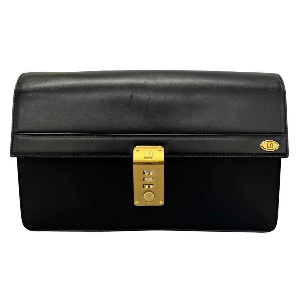 Dunhill Clutch Bag Black Mens Used