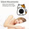 Cartoon Cat Wall Clock Cute Home Desktop Clock Mute Clock Living Room Bedroom Office Decorative Clock
