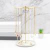 Elegant Round Base Jewelry Stand Storage Organizer for Rings Necklaces Earrings Space Saving Accessories Display Rack