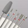 6pcs/set for Removing Acrylic Nail Files Drill Diamond Sand Cuticle Polishing Bit