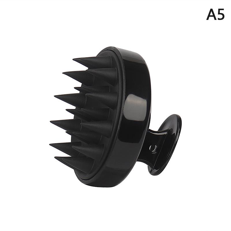 Plastic Silicone Massage Comb Clean The Scalp Thoroughly Scalp Massage Easy Foaming Head Massage Brush Shampoo Brush Bath Comb