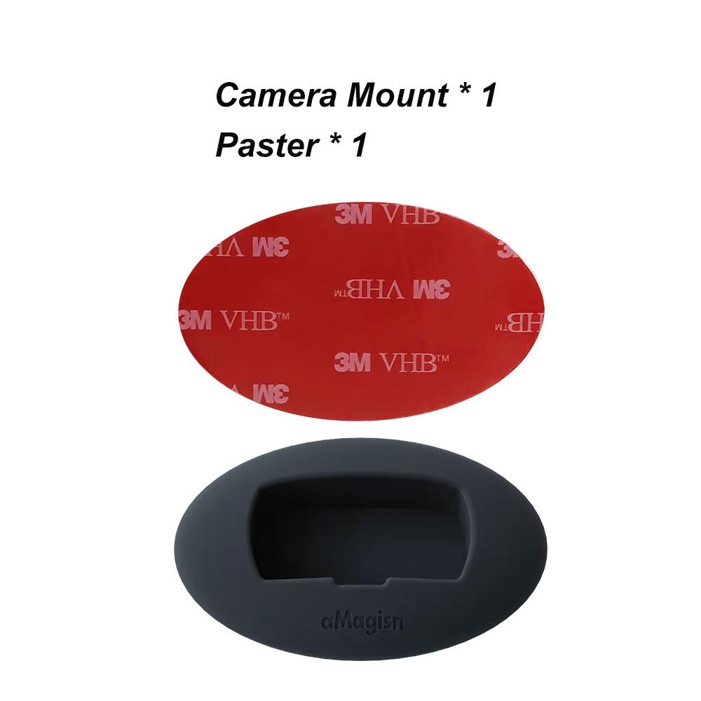 For Insta360 X5/X4/X3 Camera Mount Desk Stand Mount Base Holder Silicone Vehicle Dock Support Action Camera Accessorie