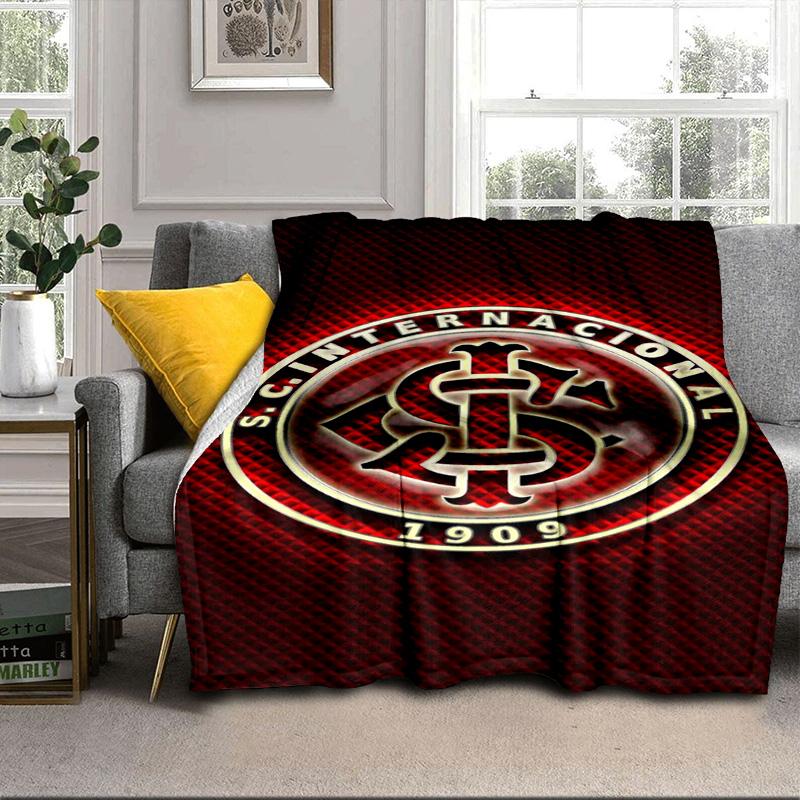 Intercontinental Football Crest Portable Blanket/Soft Blanket Bedding Blanket Suitable for Travel Camping Living Rooms Offices Sofas Fan Gifts