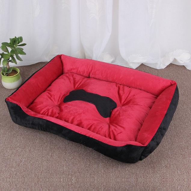 Warm Dog Bed for Small, Medium, and Large Dogs - Pet Nest & Mat for Dogs and Cats