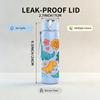 1PC Colorful Dinosaur Group Pattern 750ml Color Plastic Sports Water Bottle Leakproof Flip Straw Lid Suitable for Sports Office Home Use