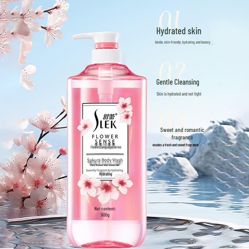SLEK Cherry Blossom Scented Shower Gel 900g