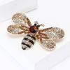Atmospheric Luxury Alloy Rhinestone Bee Brooch Retro Versatile Men'S And Women'S Suit Cardigan Corsage Jewelry Pin