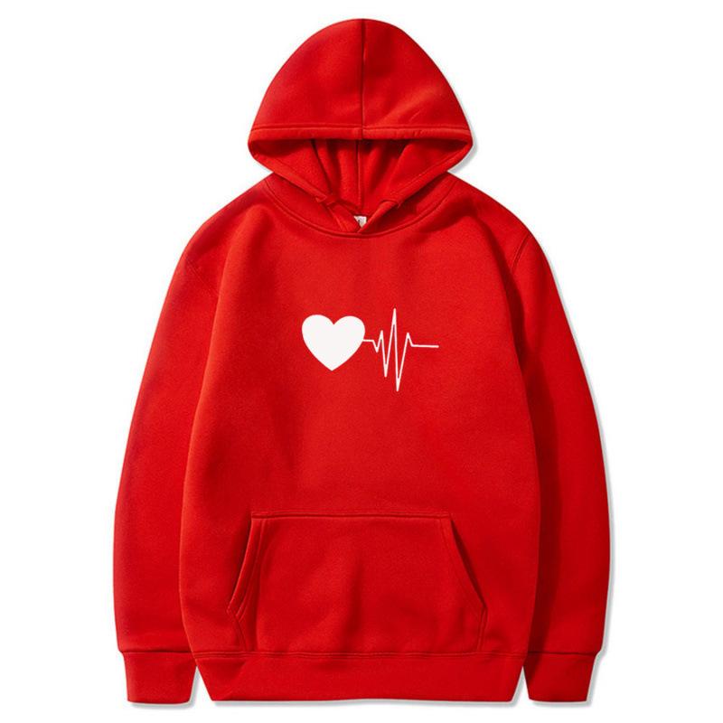 Unisex American Style Printed Hoodie - Casual Spring & Autumn Pullover Sweatshirt