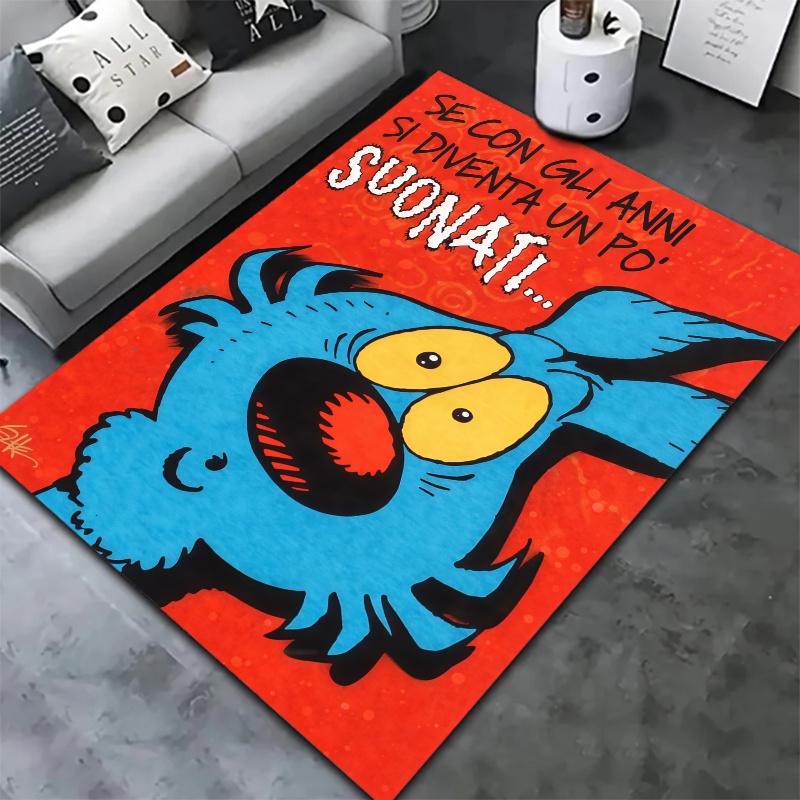 Lupo Alberto Carpet Rug for Living Room Bedroom Home Sofa Decoration,Kids play Nonslip Floor Mat