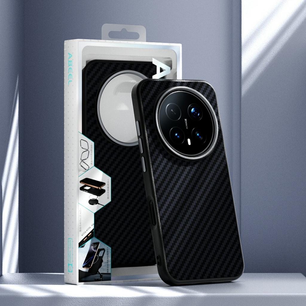 ABEEL For Honor Magic8 5G Magnetic Case Carbon Fiber Texture Phone Back Cover