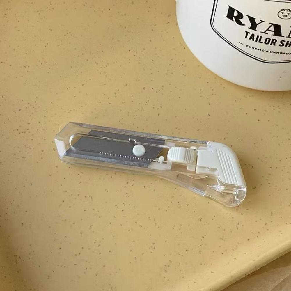 

Mini Retractable Box Cutter Letter Opener with Snap Off Blade and Slide Locks Wallpaper Handmade Cutter Office School Supplies
