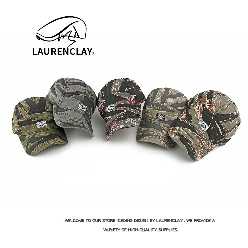 Spring new hats men's and women's camouflage baseball caps, high-quality cotton caps, outdoor mountaineering sunscreen visors