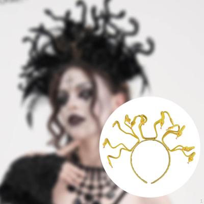 Medusa Taç Yılan Saç Aksesuarları Kadınlar ve Kız Çocukları için Kostüm Aksesuarları Taç Başlık Rave