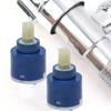 35/40mm Ceramic Disc Cartridge Bathroom Faucet Cartridges Replacement Parts Water Mixing Valve Faucet Cartridge Switch Accessory