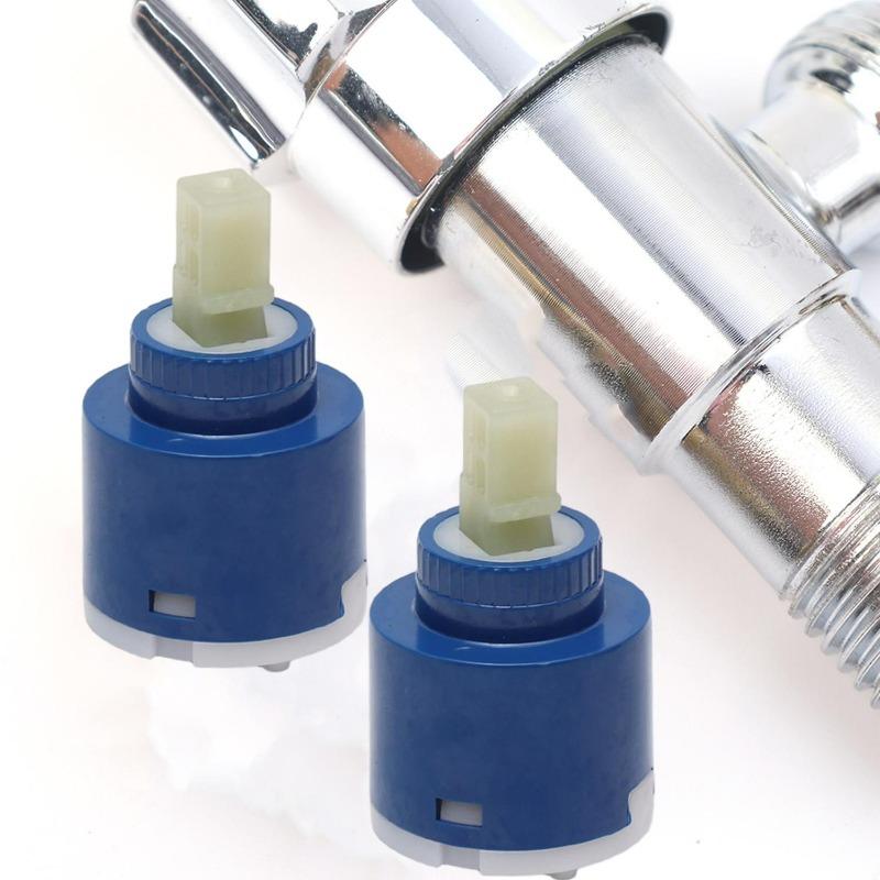 35/40mm Ceramic Disc Cartridge Bathroom Faucet Cartridges Replacement Parts Water Mixing Valve Faucet Cartridge Switch Accessory