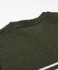 FRIZMWORKS Wool Stripe Relax Knit _ Olive