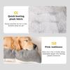 Cama para Animais de Estimação Inverno Quente Almofada de Lã Espessada Tapete para Cães Tamanho Grande Cama para Animais de Estimação Almofada de Pelúcia Macia Fundo Antiderrapante Almofada Lavável para Animais de Estimação