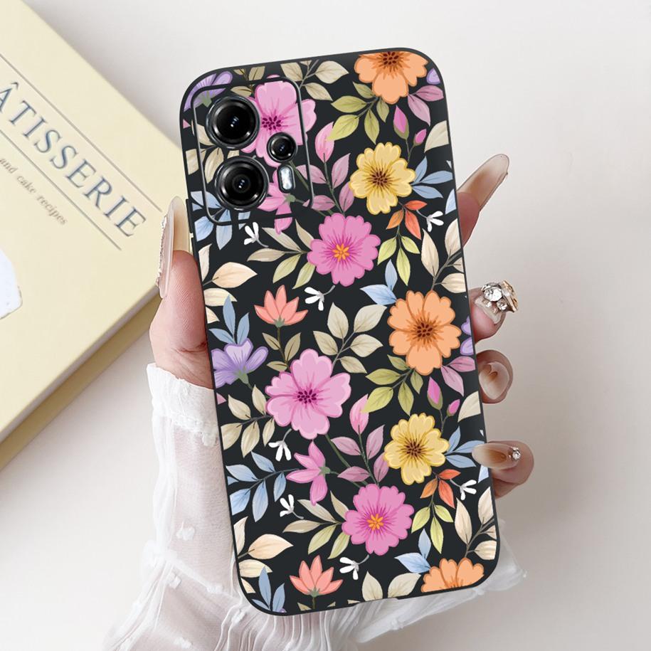 For Motorola Moto G13 G23 Case Lovely Panda Daisy Painted Cover Soft Silicone Phone Case For Moto G23 G 13 MotoG13 MotoG23 Coque