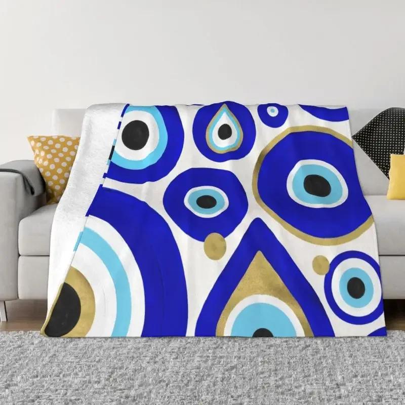 Bohemian Patchwork Geometric Pattern Print Blanket, Warm and Cozy Soft Blanket for Sofa Bed Couch Car Office Camping Travel, Gif