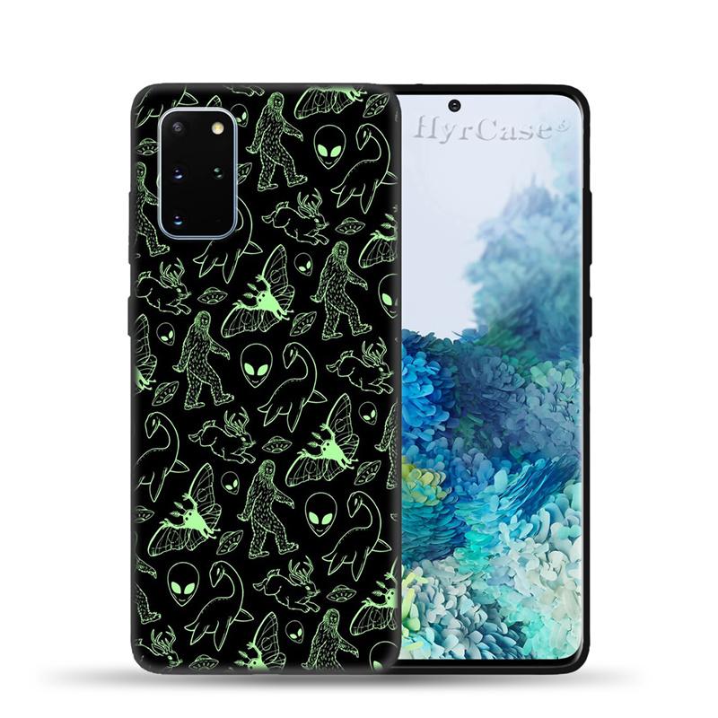 Alien Space Silicone Case For Samsung Galaxy S22 S21 Ultra S20 Fe Plus A53 A73 A52 A72 A51 A71 A22 A12 A32 A50 A33 A13 Cover