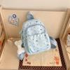 Schoolbag1011 spring new fashion schoolbag junior high school girl girl heart polka dot bow schoolgirl backpack