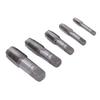 5 Pcs NPT Pipe Tap Set Accuracy Plumbing Thread Tap Repair Tools for Plumbers Mechanics DIYers Carbon Steel