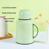 Household Thermos Flask: Large Capacity, Portable Thermal Insulation, Cold/Heat Retention, Available in White, Orange, Green.