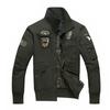 Washed Pure Cotton Air Force  Military Jacket Jacket Men's Trendy Plus Size Trendy