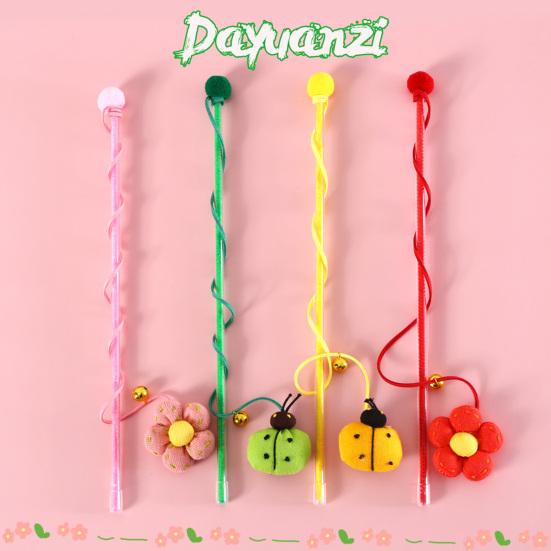 Кошачья палочка, привлекающая внимание, облегчающая давление, привлекательная мультяшная палочка для кошек, дразнящая палочка для домашних животных