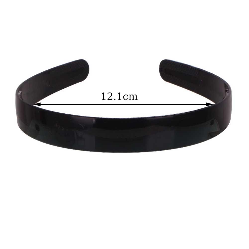 Elegant Black Hairbands For Women Trendy Toothed Non-slip Hair Hoop Hair Accessories Girl Face Wash Sports Headbands Headwear