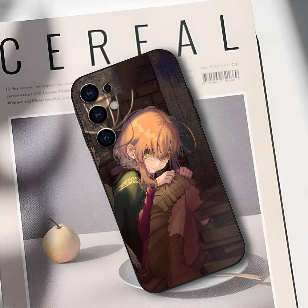 S-Silent W-Witch Phone Case Silicone Soft For Samsung S25,S24,S21,S22,S23,S30,Ultra,S20,Plus,Fe,Lite