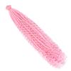 10 Stück/Los Häkelhaar Afro Göttin Böhmische Box Braids 24 Zoll Gehäkelte Box Braids mit River Locs Lockigen Enden Haar Synthetische Zöpfe