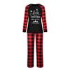 Christmas Man Daddy Print Blouse Tops And Pants Xmas Christmas Pajamas For Family