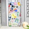 Transparent Seaside Scenery Wine Lemon Girls Phone Case for IPhone 16 11 12 13 14 15 Pro Max 7 8 14 Plus 16E X XS Art Soft Cover