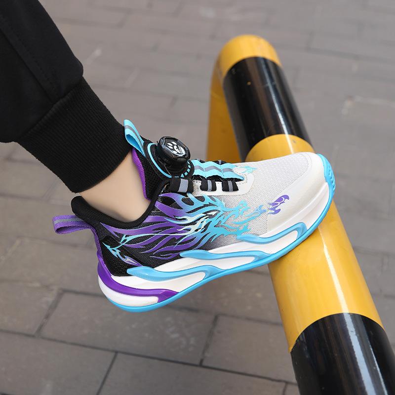 Casual Shoes Boys Children's Sports 2025 Sports Spring Year Net Sports Shoes Dragon Sports Shoes Middle and Old Children