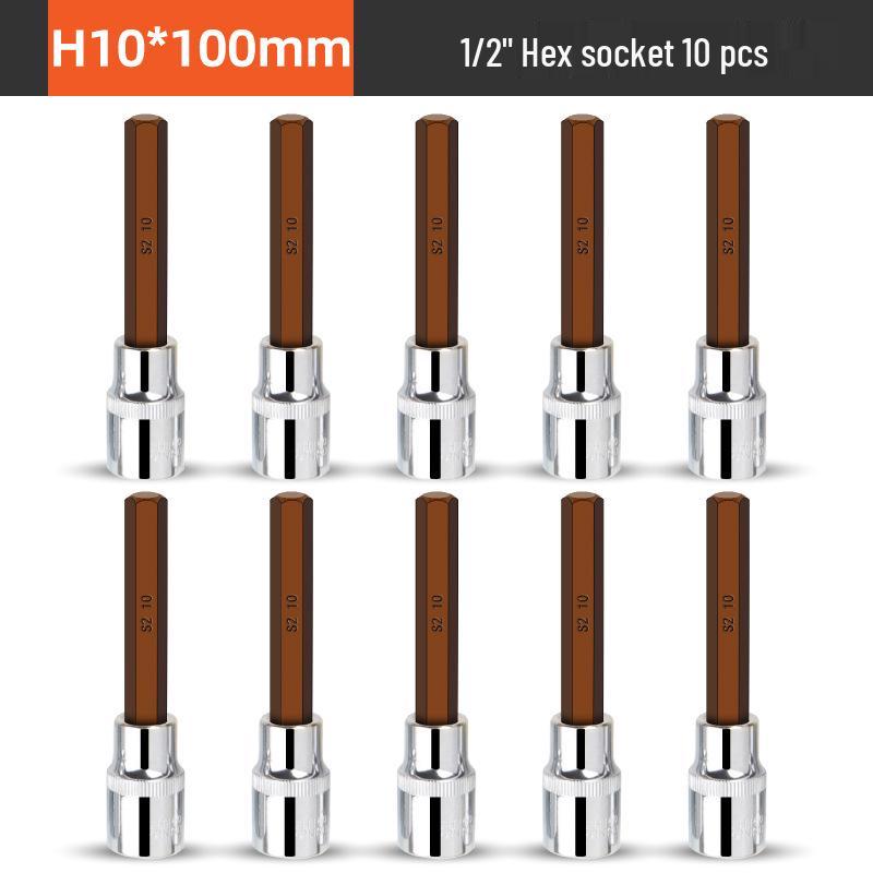 1/2" Electric Hex Socket Wrench and Screwdriver Bit Set