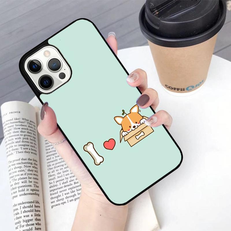 Cute Corgi Sexy Cartoon Dog Ass Phone Case For iPhone 17 Air 13 12 14 15 16  Cover For Apple Pro Max Plus SE Coque