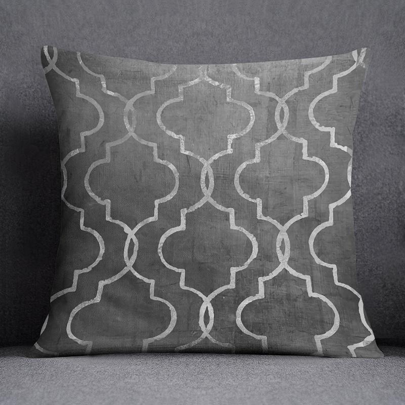 Черное золото узор крутая серия подушка подарок украшение для дома и офиса подушка для спальни диван автомобиль наволочка 40x40cm