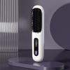 USB Charging Ceramic Hot Comb 360°Anti-Scald Ionic Straight Hair Comb  for Women