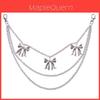 Metal Multilayer Butterfly Waist Chain For Women Summer Hip Hop Fashion Accessory